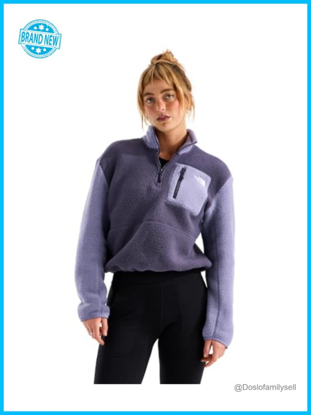 The North Face Womens Yumiori Quarter Zip Fleece Jacket Pullover